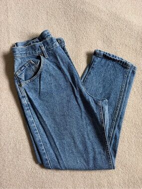 Vintage Lee Riders Jeans Women High Rise 100% Cotton Mom Jeans 29x26